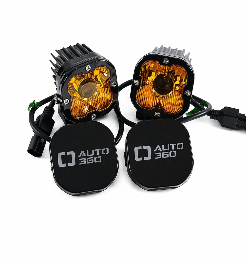 Auto360 3″ Spot Light – Amber