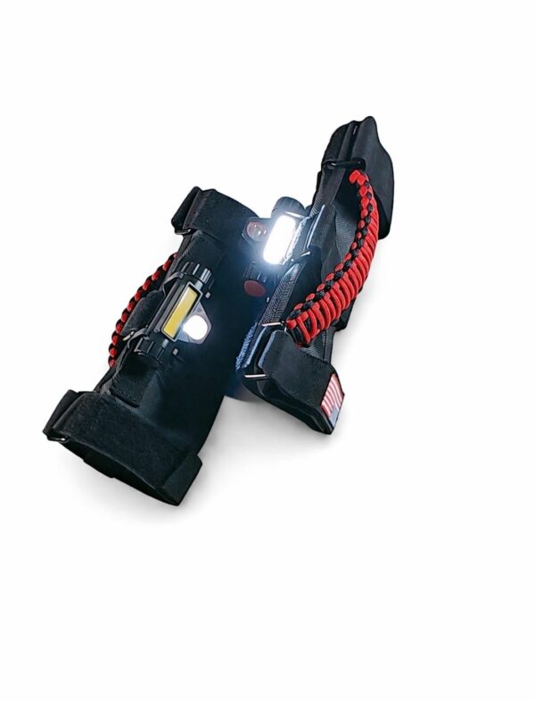 jeep Wrangler grab handles with light auto360